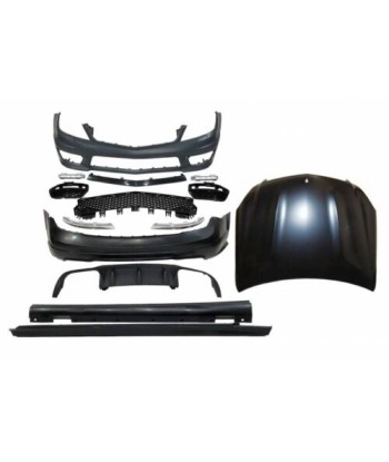 Kit De Carrosserie Mercedes W204 2007-2013 Look AMG Capot de technologie