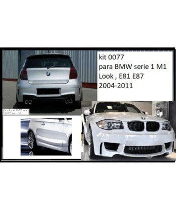 kit complet BMW Serie1 M1 look E81 E87 destockage