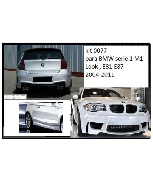 kit complet BMW Serie1 M1 look E81 E87 destockage