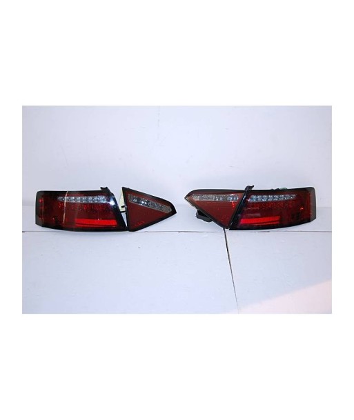 Feux Arrières Audi A5 2-4P 07-09 Led Red/Smoked Cardna Clignotant Led le des métaux précieux