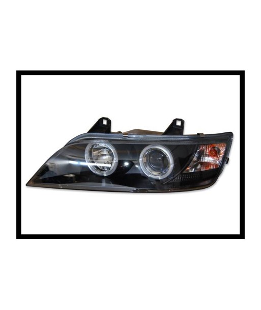 Set De Phares Avant Angel Eyes BMW Z3 1996 - 2002 Noir de l' environnement