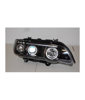 Set De Phares Avant Angel Eyes BMW X5 2001 Noir En savoir plus