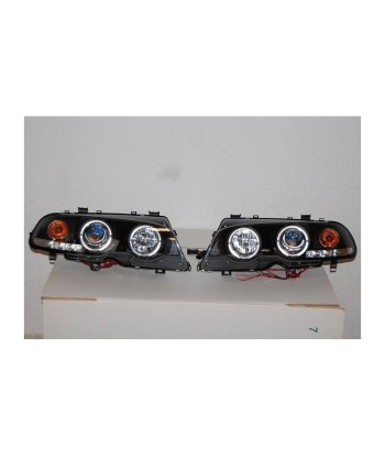 Set De Phares Avant Angel Eyes BMW E46 1999-2002 2-Porte Noir Modèle II Comparez et commandez 