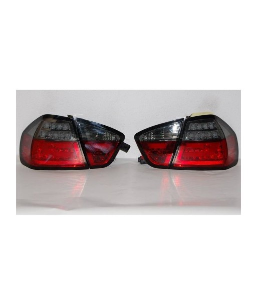 Jeu de Feux Arrières Cardna BMW E90 05 Lightbar Led Rouge/Fumé pas chere