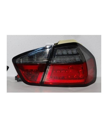 Jeu de Feux Arrières Cardna BMW E90 05 Lightbar Led Rouge/Fumé pas chere