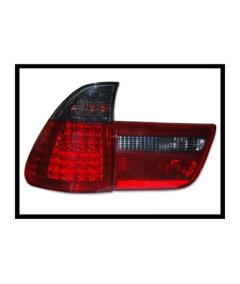 Jeu de Feux Arrières BMW X5 00-03 Led Rouge Fumé 50-70% off 