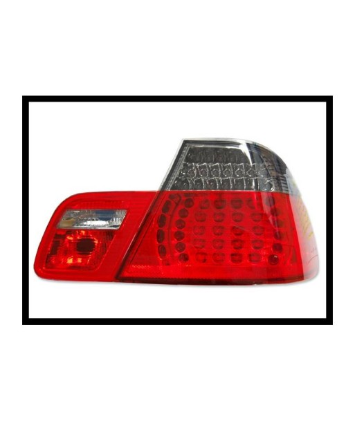 Jeu de feux Arrières BMW E46 2P 2003-2005 Led Rouge Fumé 2023