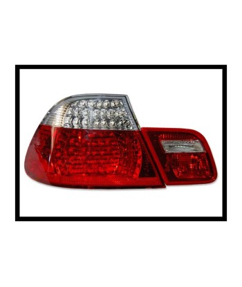 Jeu de feux Arrières BMW E46 2P 2003-2005 Led Rouge prix pour 