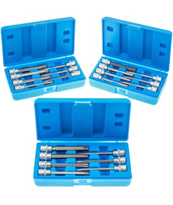 Jeu de clés à douilles, douilles hexagonales Torx internes, six pans pour vis Allen 3/8 " Economisez 