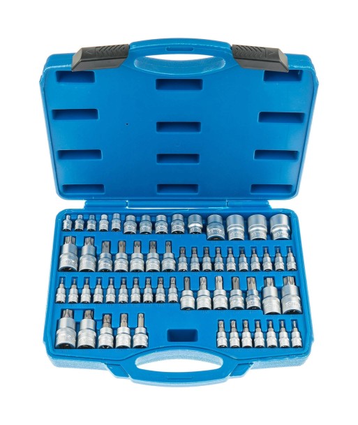 CLÉS À DOUILLE TORX / E-TORX / TORX PLUS 1/4 ″ 1/2" -60 pcs du meilleur 