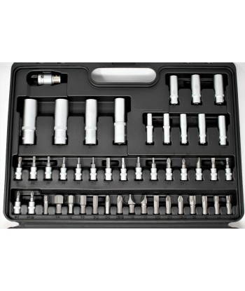 Embouts TORX + cliquets en 1/2" et 1/4" -94 pcs en ligne