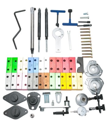 Kit d'outils de calage pour Alfa Romeo Fiat Lancia à code couleur- 63 pcs pour bénéficier 