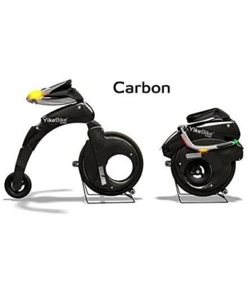 YikeBike Carbon noir solde