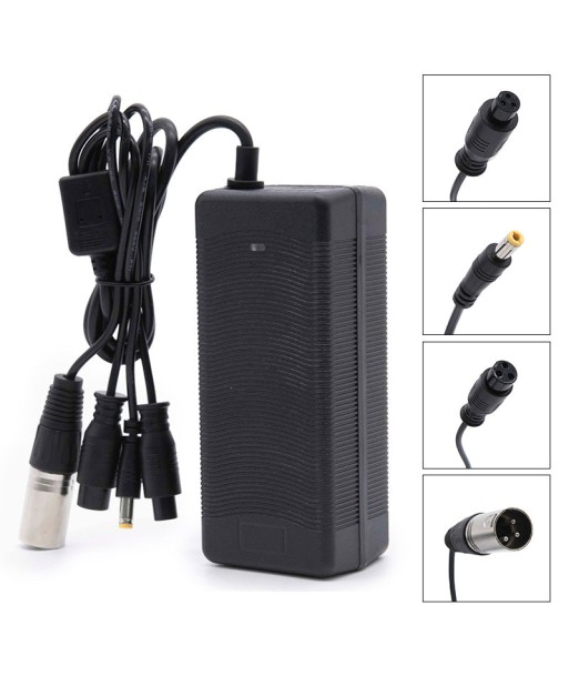 Chargeur multi-usage 52V 2A connecteur GX16/GX12/DC5.5mm/XLR Toutes les collections ici