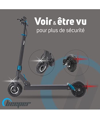 BEEPER - Trottinette Electrique 8 Pouces 350W Speed FX8-G2 (Speed 6Ah) Livraison rapide