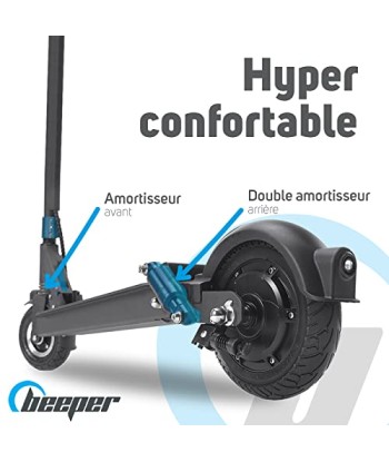 BEEPER - Trottinette Electrique 8 Pouces 350W Speed FX8-G2 (Speed 6Ah) Livraison rapide