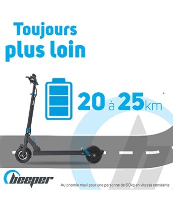 BEEPER - Trottinette Electrique 8 Pouces 350W Speed FX8-G2 (Speed 6Ah) Livraison rapide