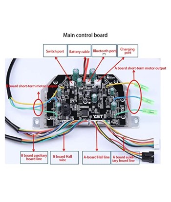 LWATANI  6.5/8/10 Contrôleur de Carte mère hoverboard de pas cher