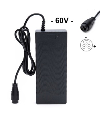 Chargeur premium 60V 1,75A connecteur LP-16 – Valable pour Dualtron ouvre sa boutique