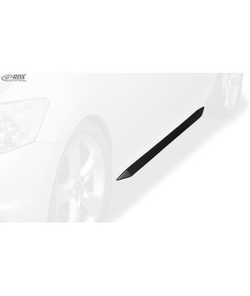 Rajout de bas de caisse RDX pour TOYOTA Auris E150 (2007-2012) "Slim" Noir brillant s'inspire de l'anatomie humaine