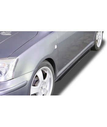 Bas de caisse RDX pour TOYOTA Avensis (T25) 2003-2009 "Slim" Noir brillant Voir les baskets